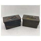 Two Military Ammo Cans