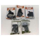 Lot of 5 New Holsters: Maxx Carry and Fobus