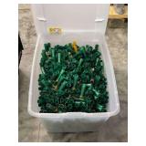 Large Tub of Used Green Shotgun Shells 12ga