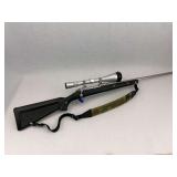 Ruger M77 Mark II Bolt Action Rifle with Weaver Scope 7mm REM MAG. Zytel Paddle Stock