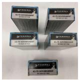 Federal .45-70 Government Ammunition - 300 Grain Soft Point - 5 Boxes