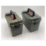 Pair of Plastic Ammo Storage Cans