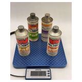 Four Winchester Ball Powder Smokeless Propellant Cans