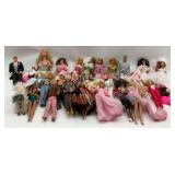 Collection of Barbie Dolls and Accessories
