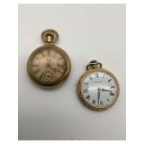 Pair of Sears and Majestime Pocket Watches