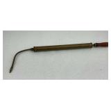 Vintage Brass Hand Pump with Wood Handle