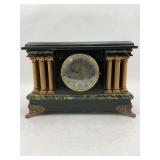 E. Ingraham Mantel Clock with Faux Marble
