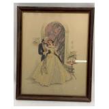 Pair of Framed Carrie Paintings