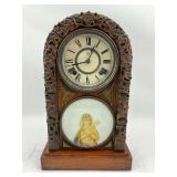 Antique Japanese Takano Mantel Clock