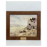 Print by BJ Haskell entitled 'The Kill'