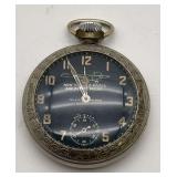 New York to Paris Airplane Model Pocket Watch - 2 inches