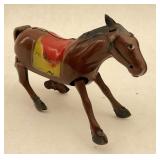 Occupied Japan Tin Litho Wind Up Horse