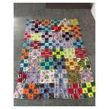 Comic Strip & Patchwork Quilt, 67x46