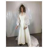 Full Size Mannequin Displaying Bridal Gown