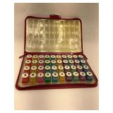 Creative Memories Cutting Edge Alphabet & Number Stamp Set with Case