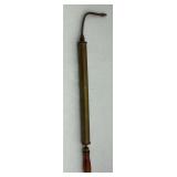 Vintage Brass Hand Pump with Wood Handle