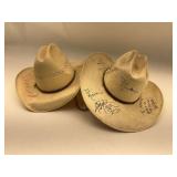 Signed Cowboy Hats - The Newton's, Tom Holyska and More