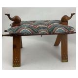 Camel-Themed Decorative Bench