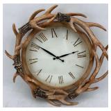 Faux Antler Clock