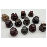 Lot of Ceramic Electrical Insulators