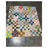 Patchwork Quilt - 60 x 67 Inches