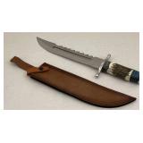 Large Hunting Knife with Sheath