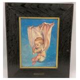 Framed 'April Breeze' Print by Kampmann, 1948