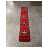 Red Woven Southwestern Style Rug