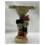 Disney Mickey and Minnie Mouse Bird Bath