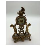 Cherub Clock Figurine