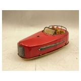 Red Tinplate Toy Car - 10x5x4