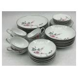 Castlecourt Rose Glow Japan Dinnerware Set for Six