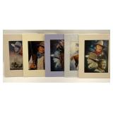 John Wayne 11x14 Art Prints - Lot of 6