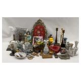 Mixed Lot of Collectible Figurines and Home Decor Items