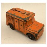 Armored Truck Bank - Metal Coin Bank