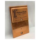1st National Bank Perpetual Calendar - Helena Montana