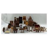 Dollhouse Miniature Furniture & Accessories Lot