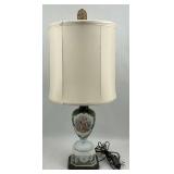 Floral Ceramic Table Lamp - 34' Tall