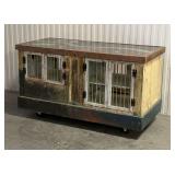 Repurposed Industrial Cabinet / Display Island (c. Mid-20th Century)