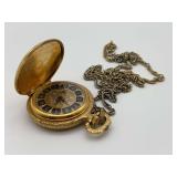 Waltham Ornate Pocket Watch w/ Chain