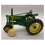 John Deere Model 730 Toy Tractor with Commemorative Medal