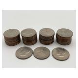 43 Kennedy Half Dollars