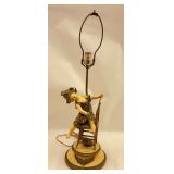Collection Francaise Girl on Chair Lamp - Made in USA