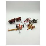 Collection of Toy Farm Trailers