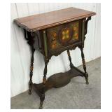 Vintage 1920s-1930s RCA Radio Smoker Drop-Leaf Cabinet