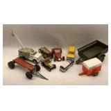 Collection of Toy Vehicles: Tonka, Buddy L, GI Joe, and Unbranded