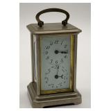 Seikosha Tokyo Japan Calendar Carriage Clock - 4x3.5x7