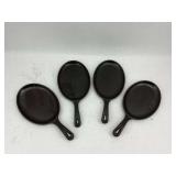 Set of Lodge and Tomlinson Cast Iron Pans - Four Pieces