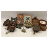 Collection of Decorative Clocks