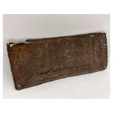 Rusty Metal License Plate - 20-5530